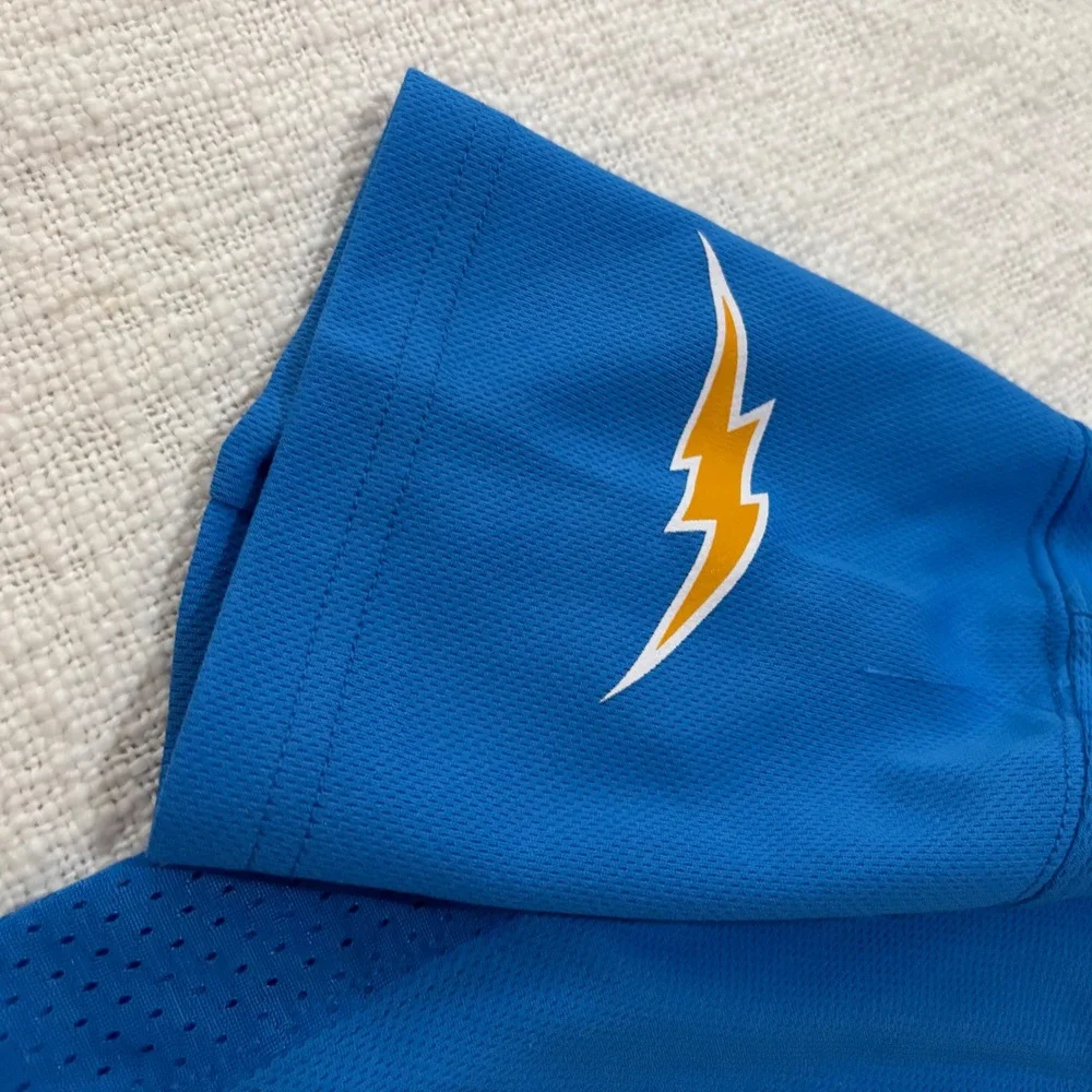 NFL Team Apparel Los Angeles Chargers Justin Herbert 10 Jersey Kids Large 7 Blue